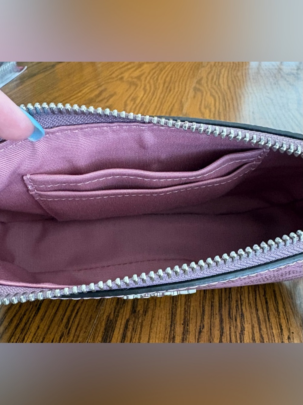 NWOT Coach Pink Signature Wristlet Duo - Picture 2 of 2